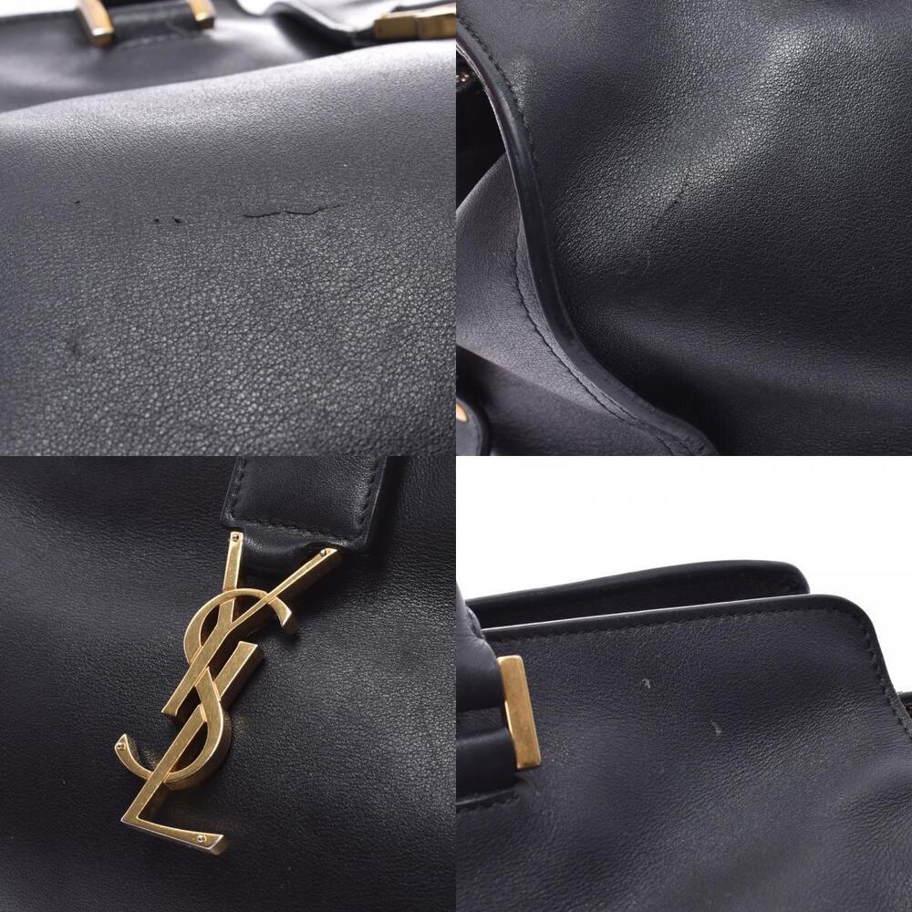 SAINT LAURENT Cabas Black Calfskin Bag - Picture 10 of 11